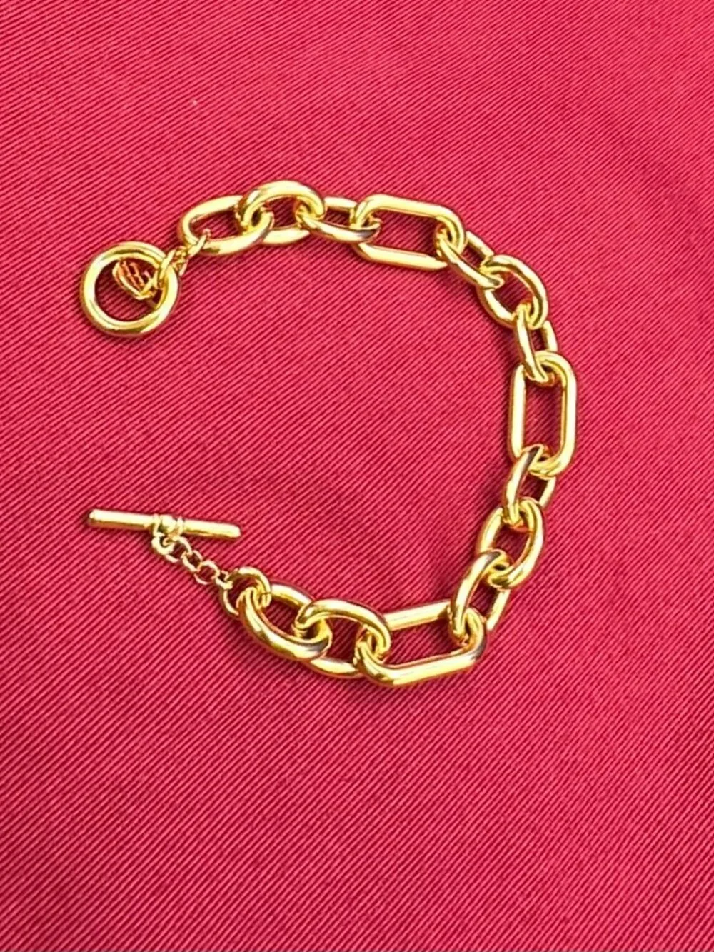 Talbots Gold-Tone Chunky Chain Bracelet - Picture 3 of 9